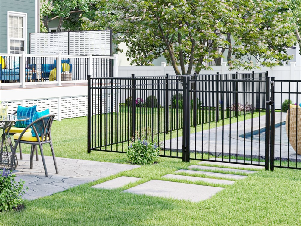 Black Ornamental Fence