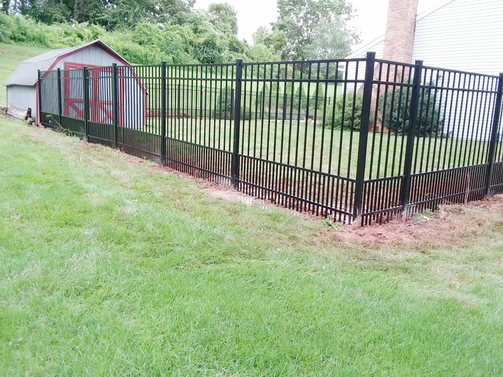 Black Aluminum Fence