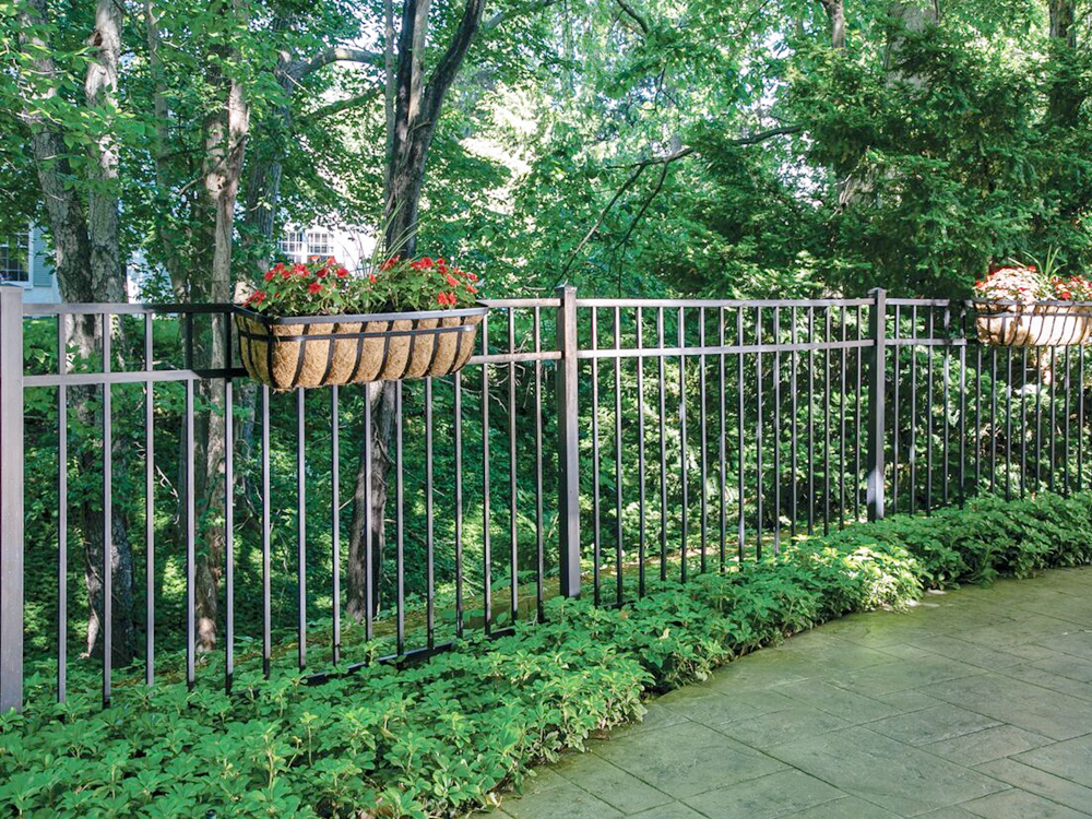 Black Aluminum Fence