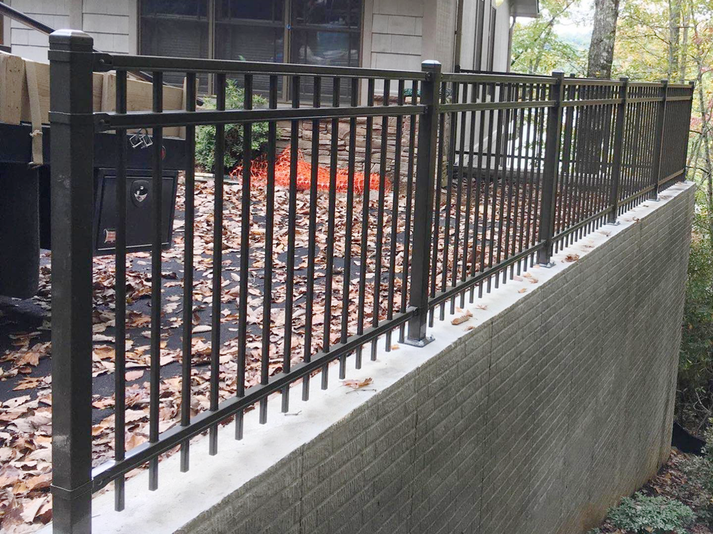 Black Steel Fence