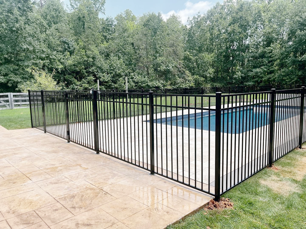 Black Metal Fence