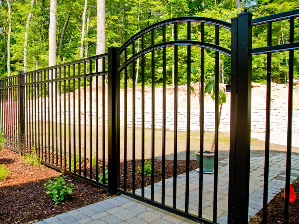 Steel Rail Fence