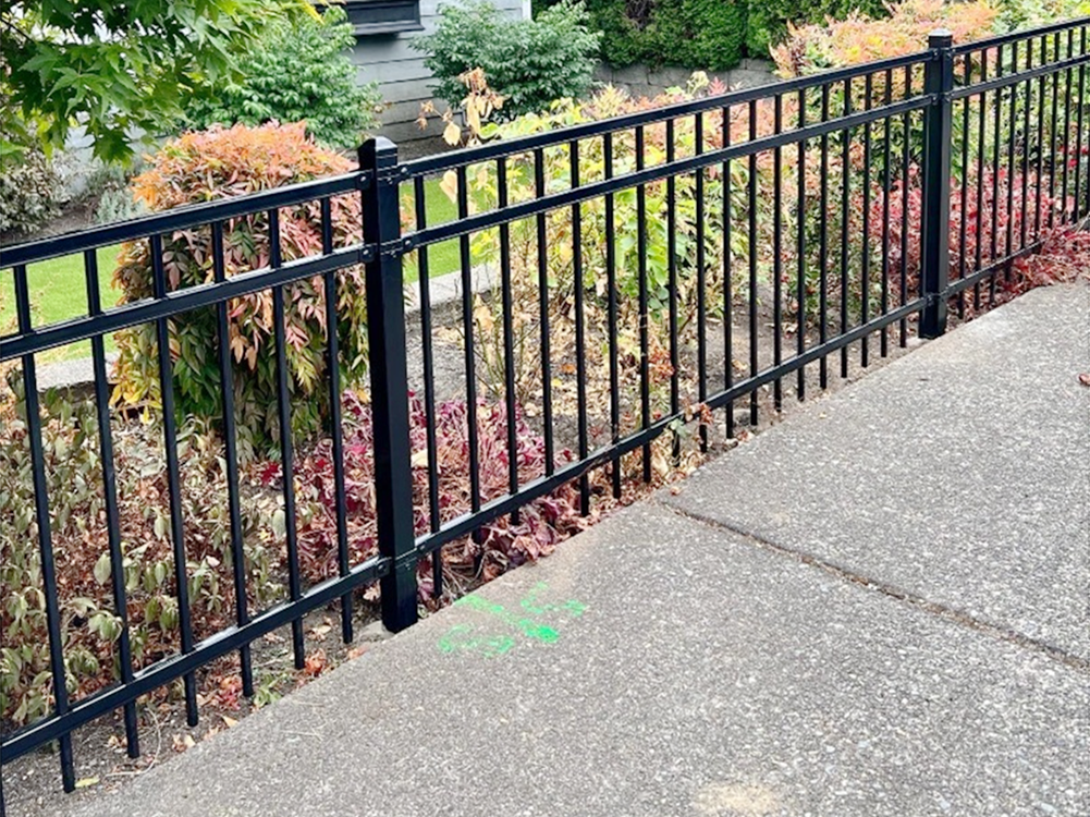 Steel Rail Fence