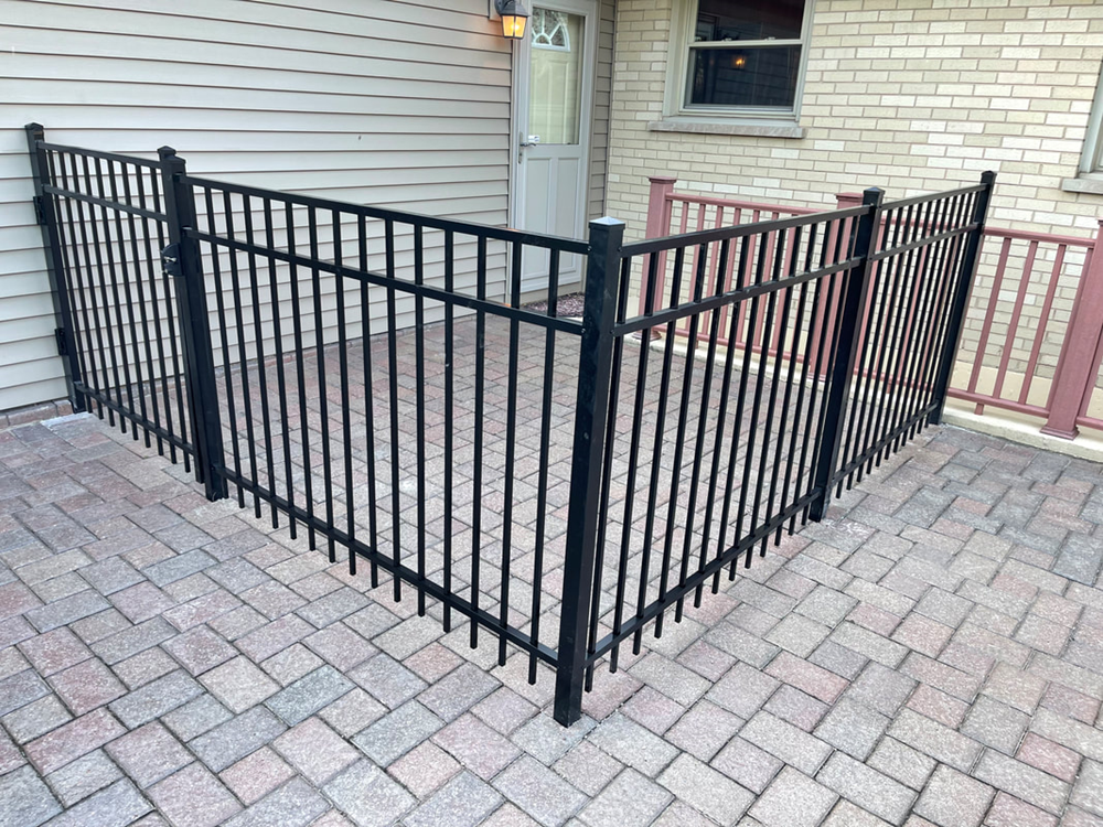Steel Rail Fence