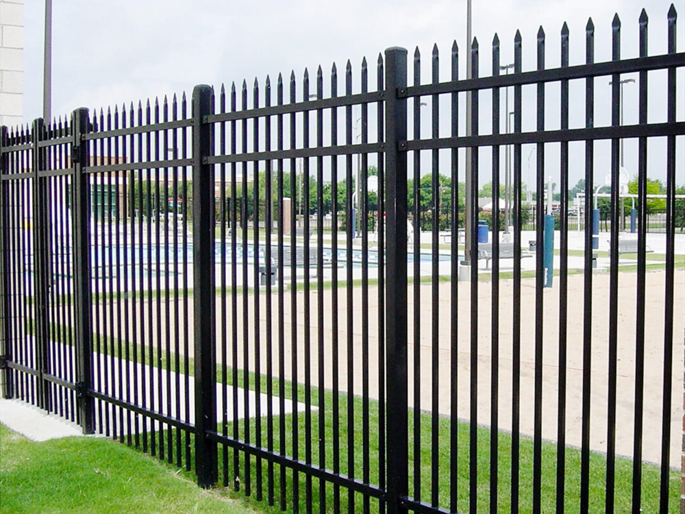 Black Metal Fence