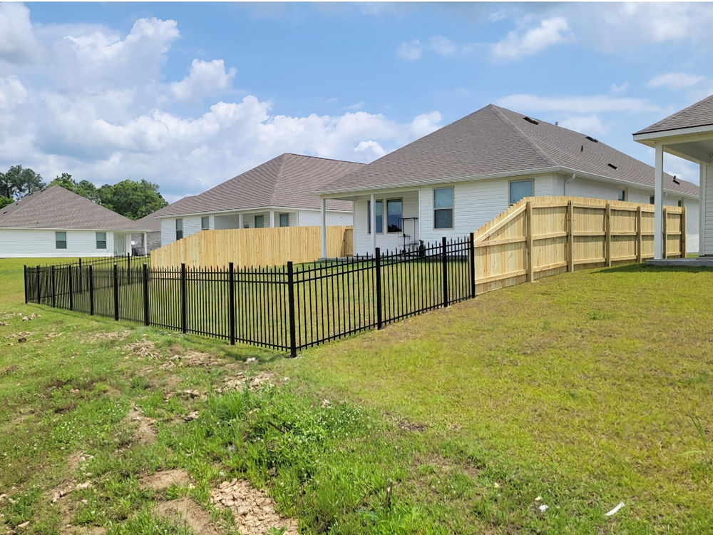 Backyard Aluminum Fence